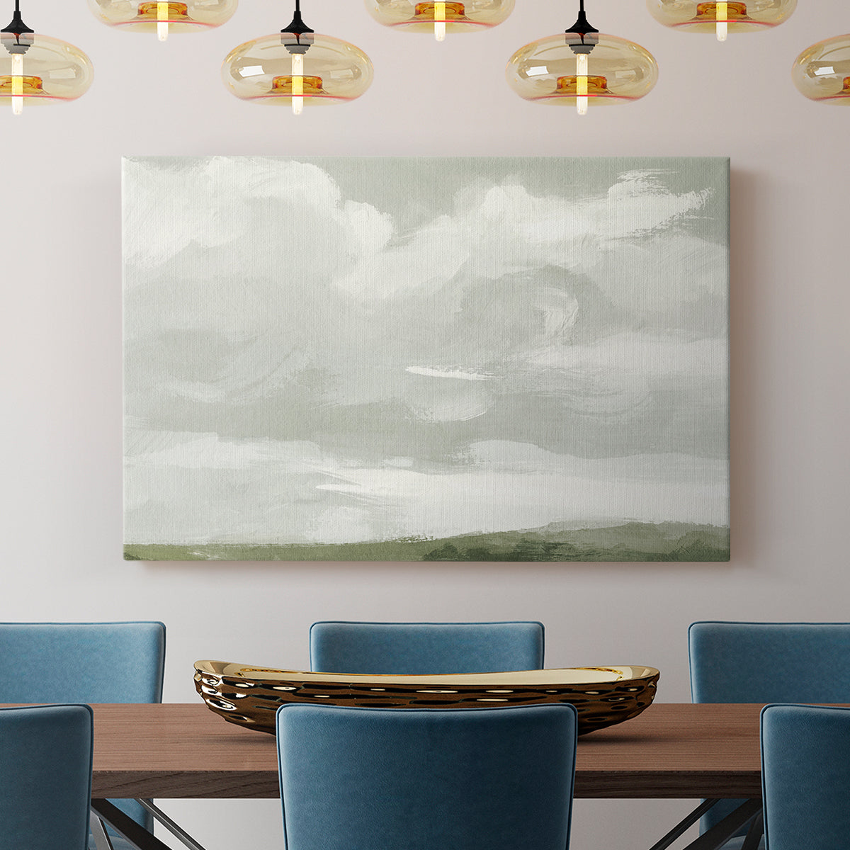 Gray Stone Sky III - Canvas Art Print