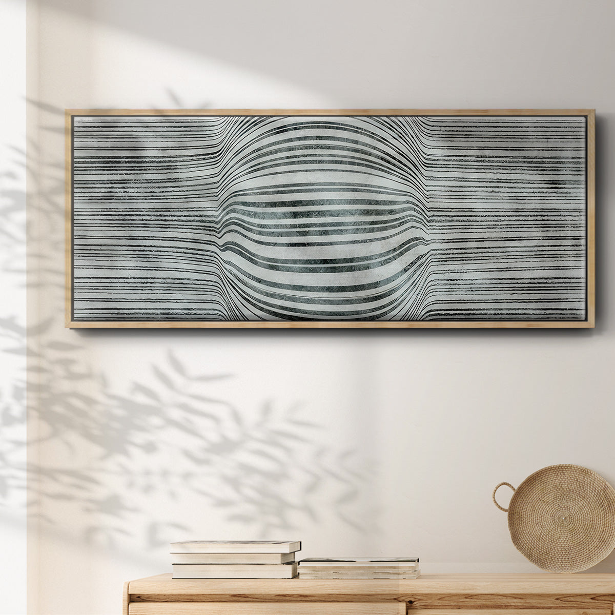 Forme Voluptueuse - Floater Framed Canvas Print