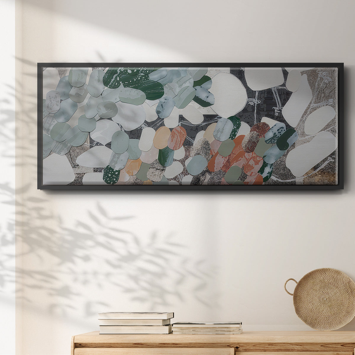 Antelope Canyon Run II - Floater Framed Canvas Print