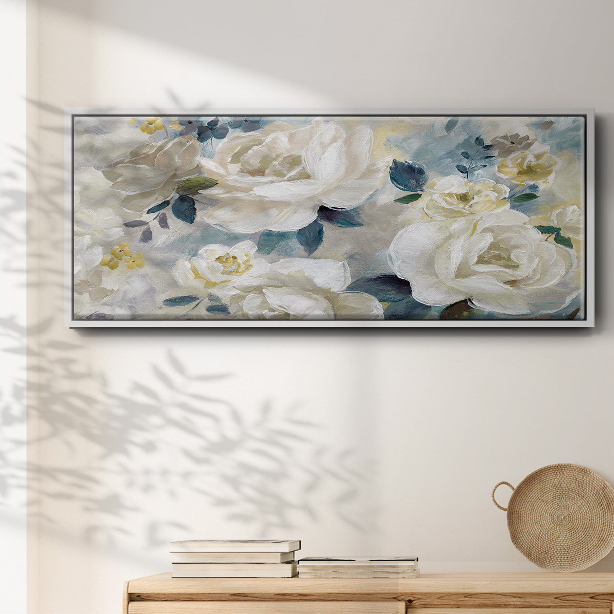 Simple Bright and Bold - Floater Framed Canvas Print