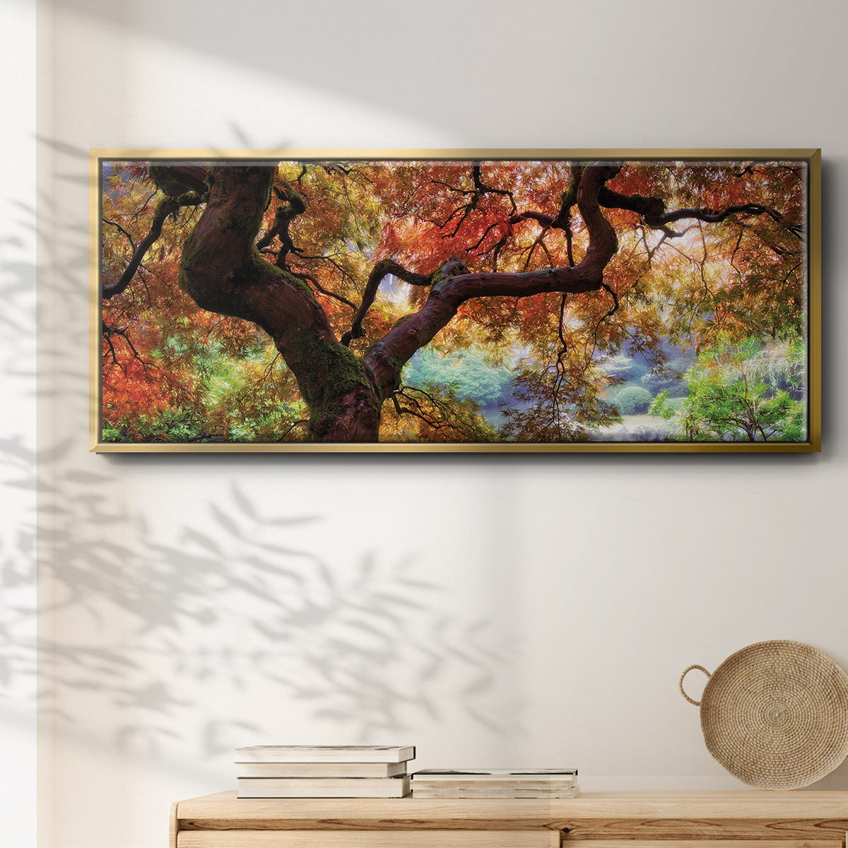 Dreaming of October - Floater Framed Canvas Print