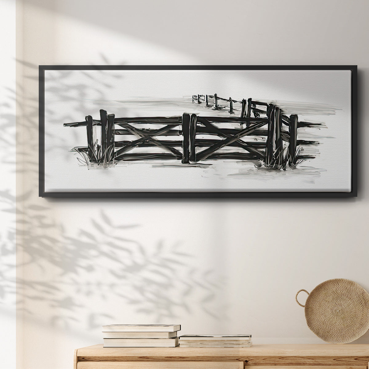 European Farm Collection XII - Floater Framed Canvas Print