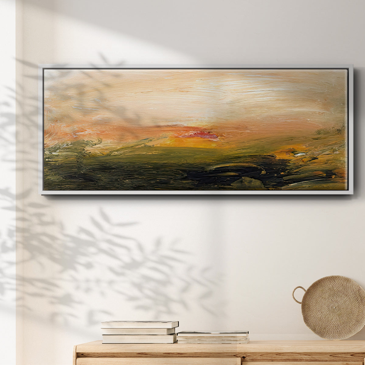 Lingering Light I - Floater Framed Canvas Print