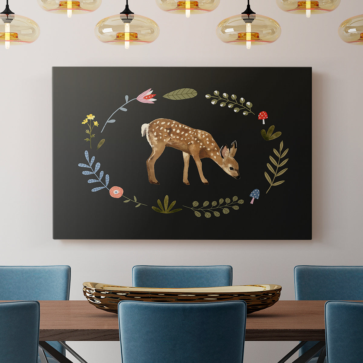 Critter & Foliage III - Canvas Art Print