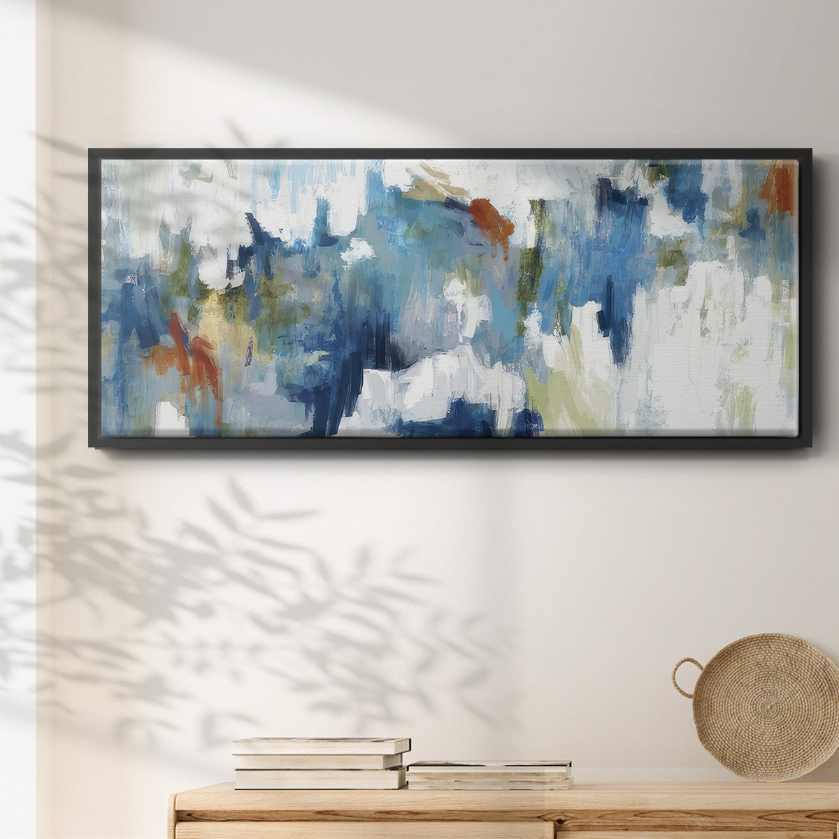 Color Falls - Floater Framed Canvas Print
