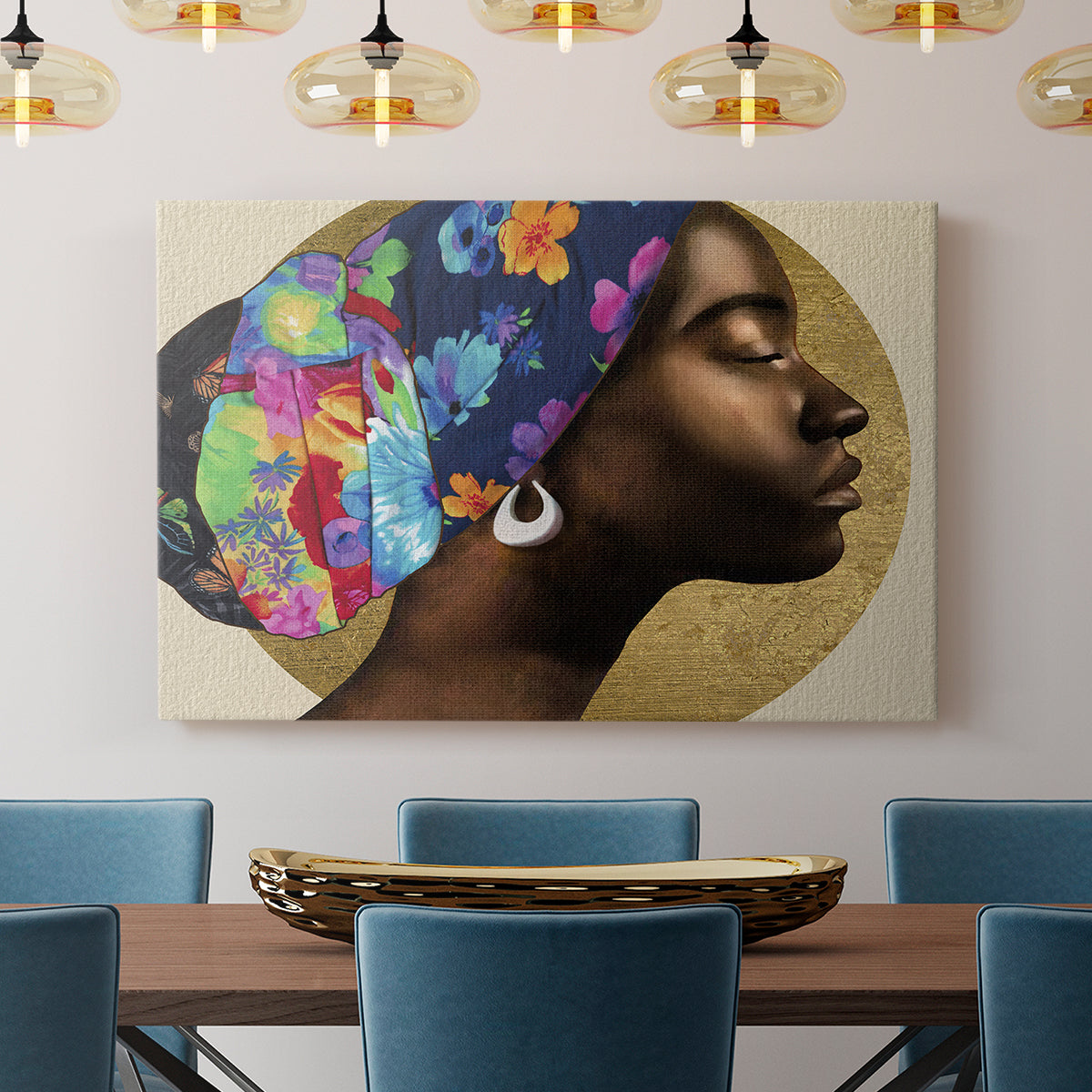 Golden Lady I - Canvas Art Print