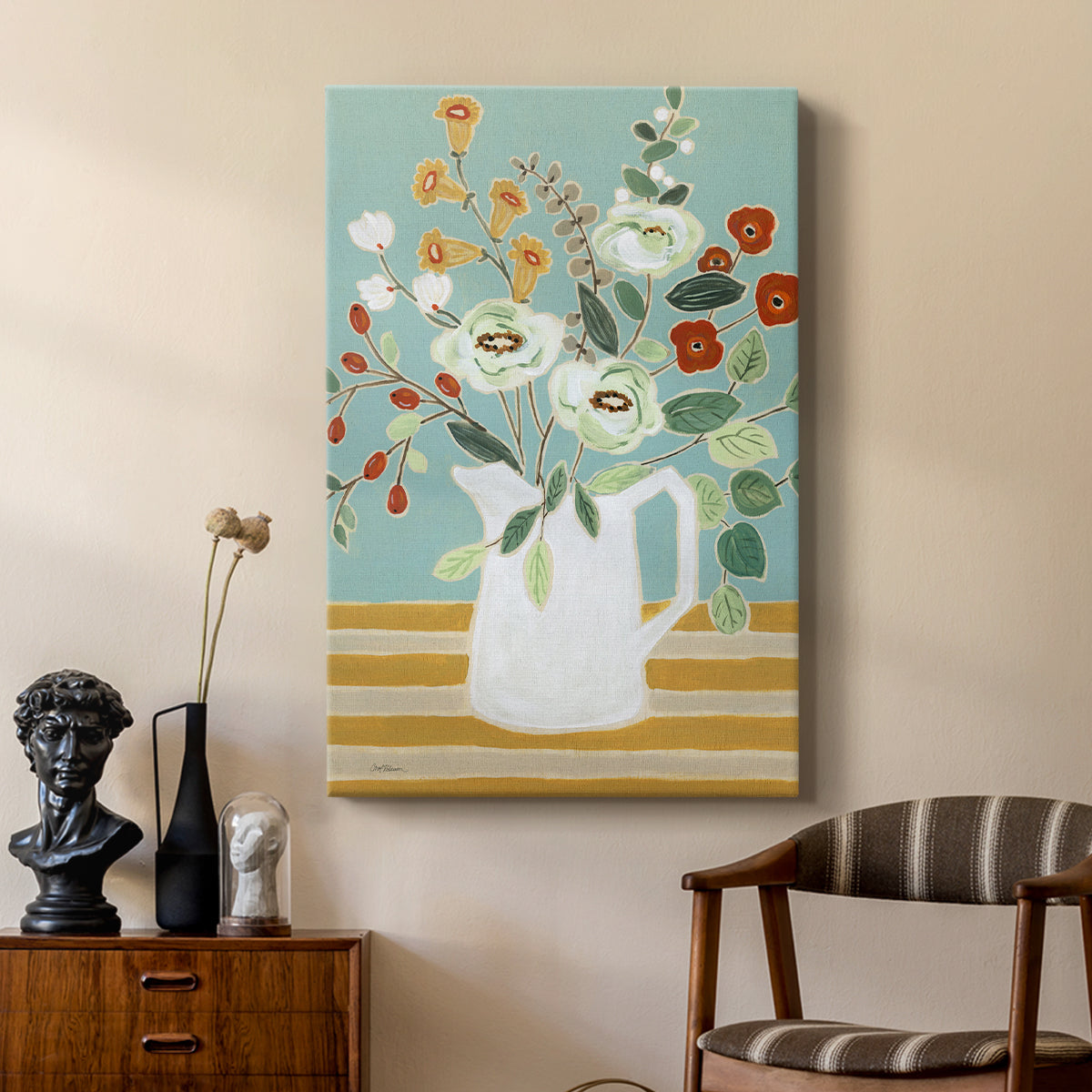 Joyful Blossoms II - Canvas Art Print
