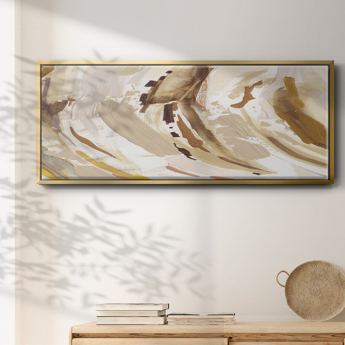 Desert Path - Floater Framed Canvas Print