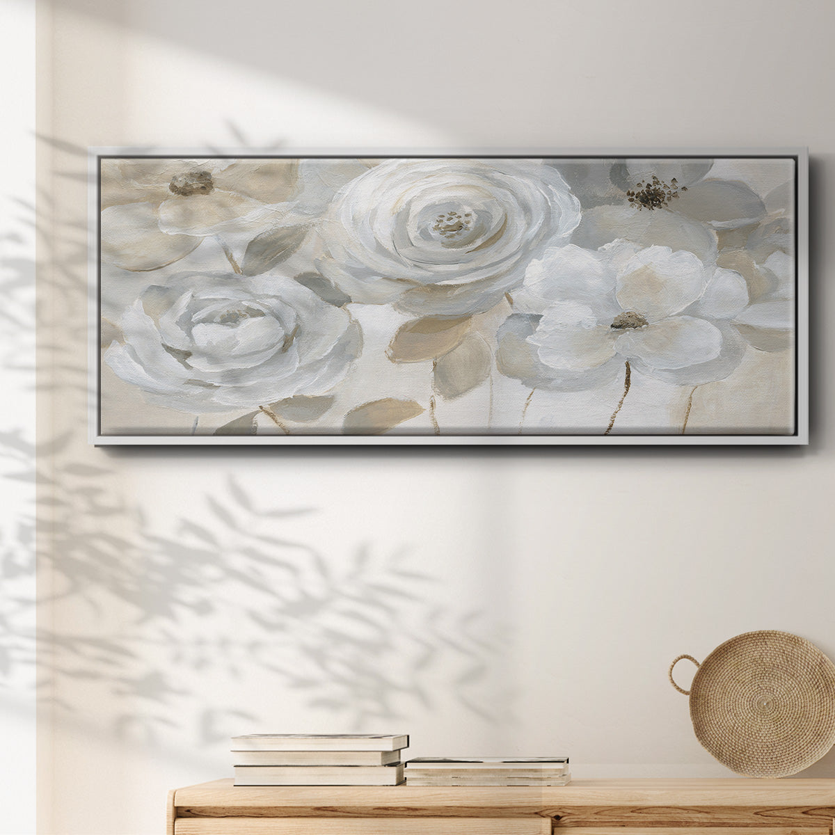 Chorus Line - Floater Framed Canvas Print