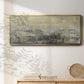 Gold Horizon I - Floater Framed Canvas Print