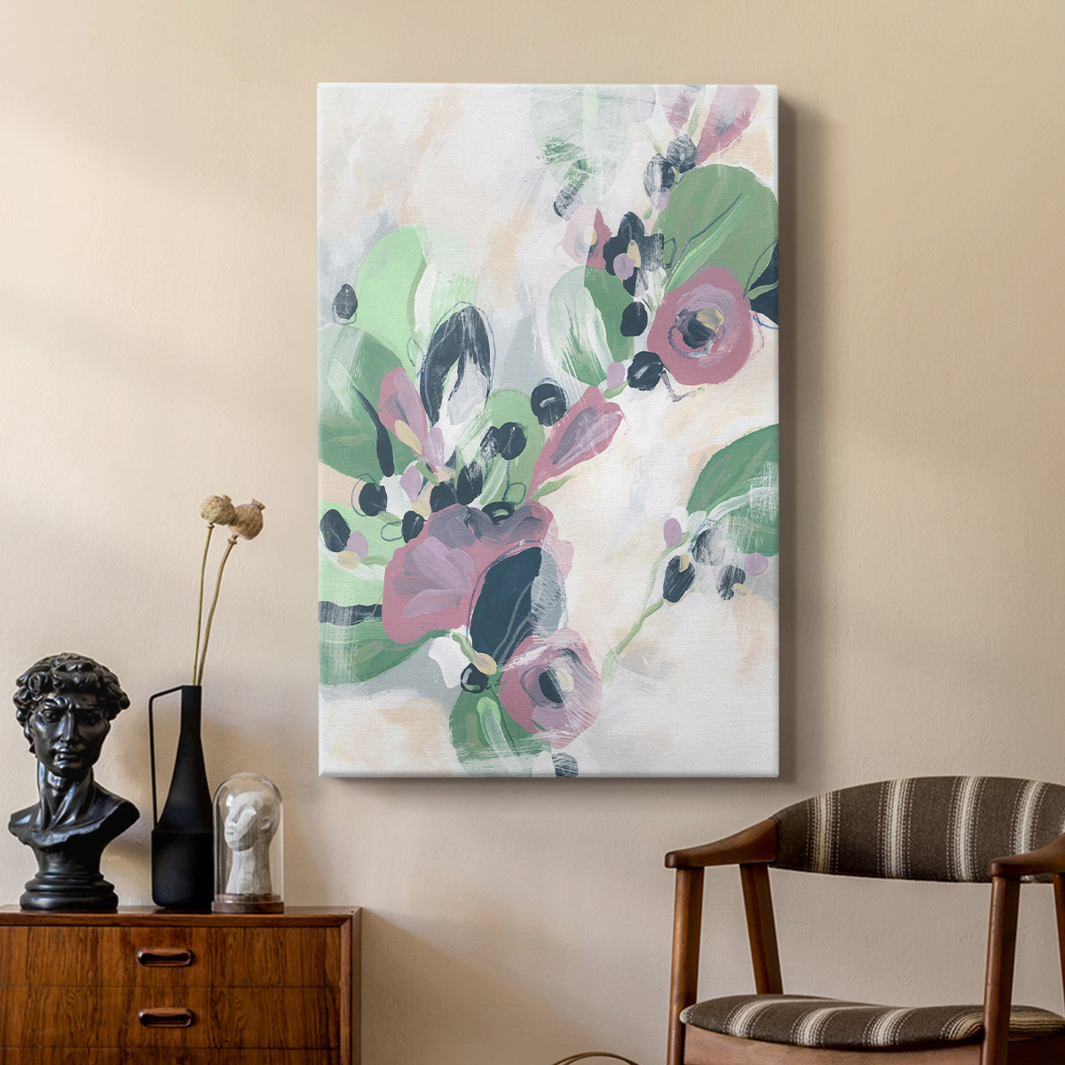 Tropical Branch Fresco II - Canvas Art Print