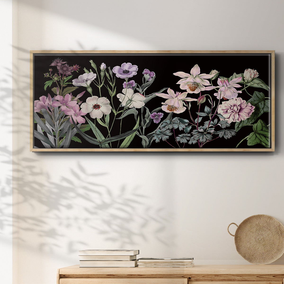 Garden Array - Floater Framed Canvas Print