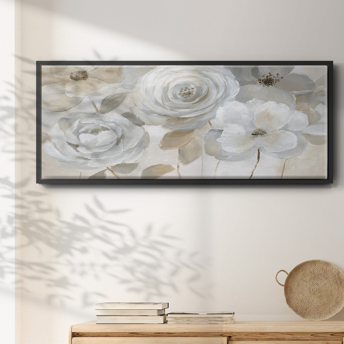 Chorus Line - Floater Framed Canvas Print