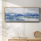 Soft Ocean Waters I - Floater Framed Canvas Print