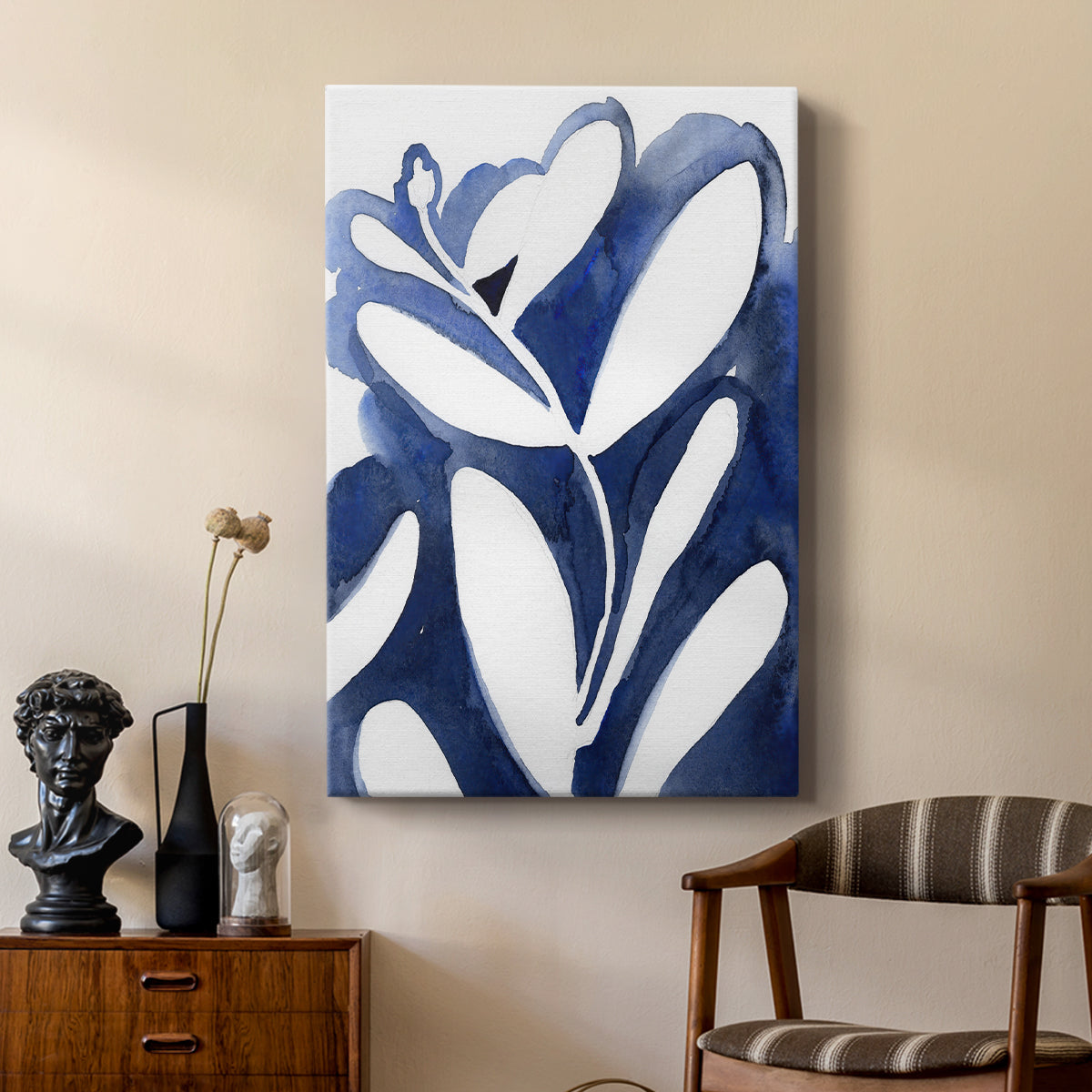 Blue Eucalyptus I - Canvas Art Print