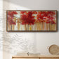 Red Trees - Floater Framed Canvas Print