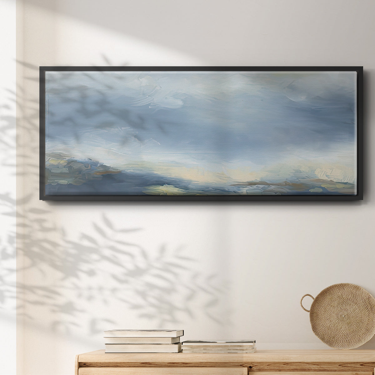 Buttermilk Sky - Floater Framed Canvas Print