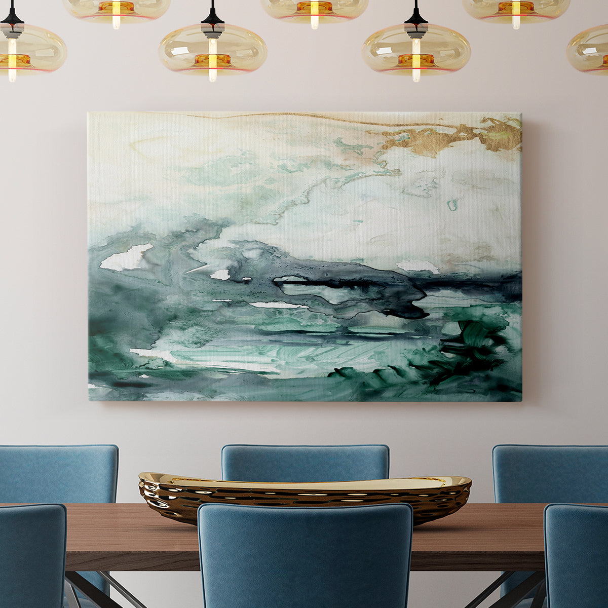 Sea Foam Flow I - Canvas Art Print