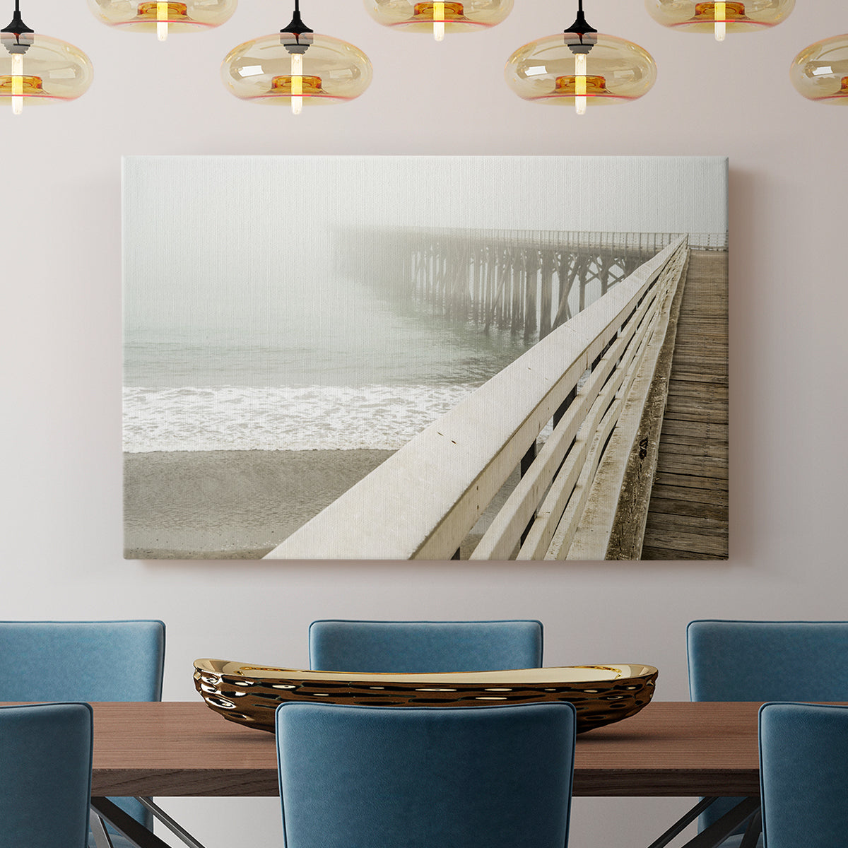 Ocean Pier - Canvas Art Print