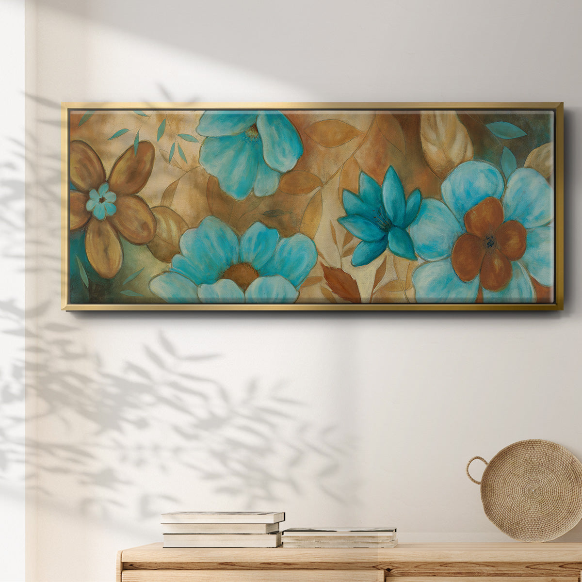 Garden Glow II - Floater Framed Canvas Print