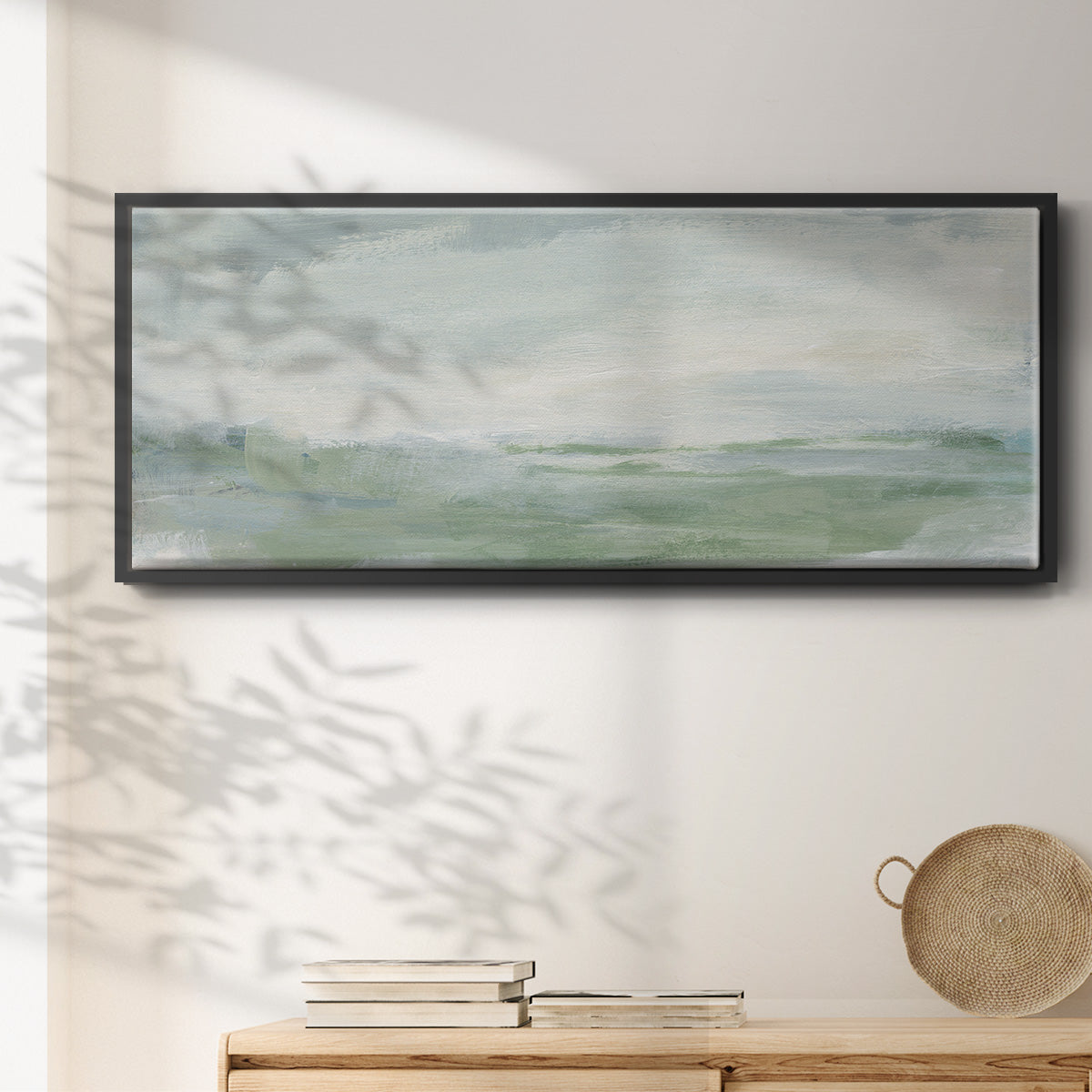 Coastal II - Floater Framed Canvas Print
