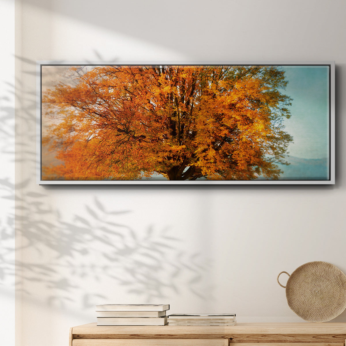 Autumn's Passion - Floater Framed Canvas Print