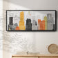 Element City - Floater Framed Canvas Print