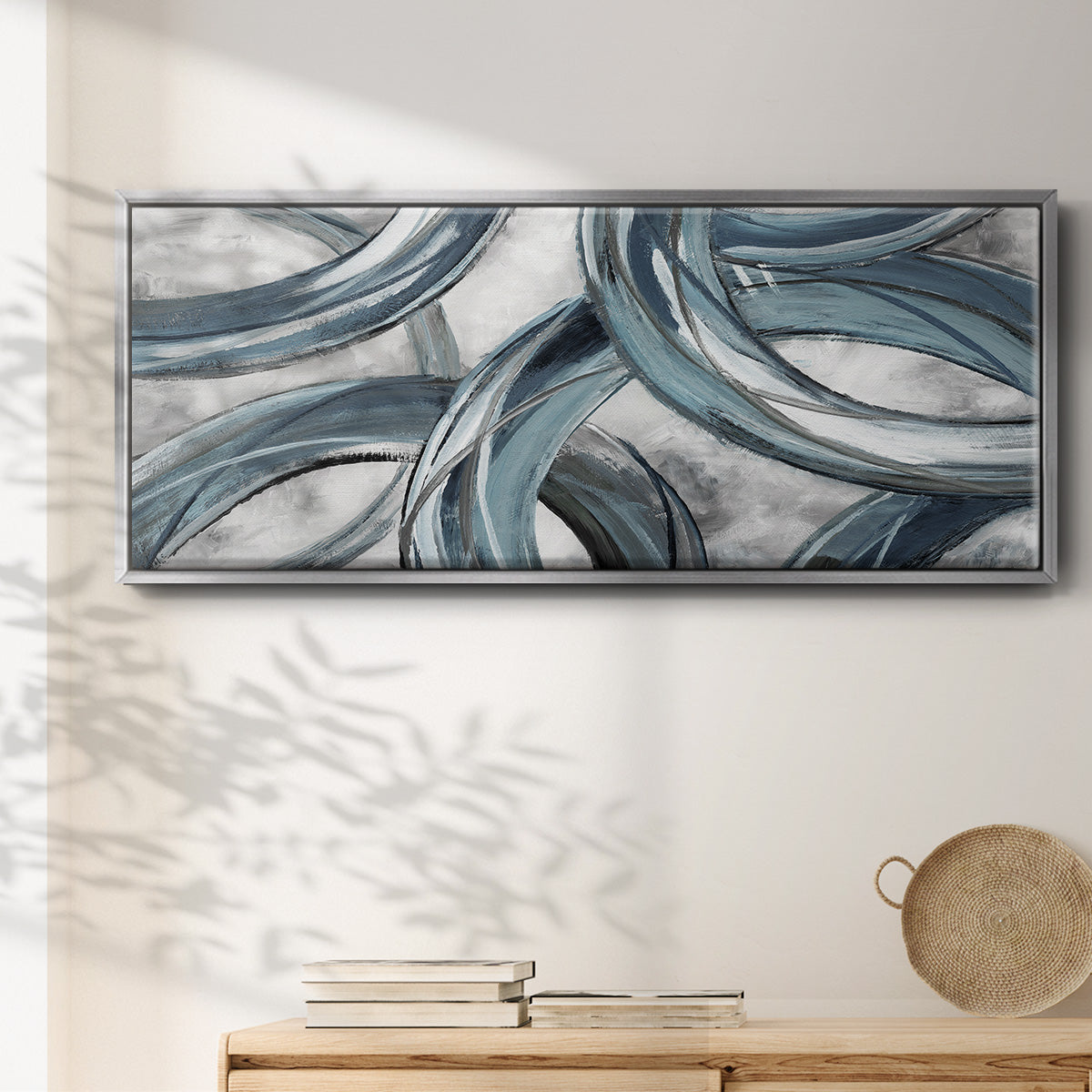 Ring Around - Floater Framed Canvas Print