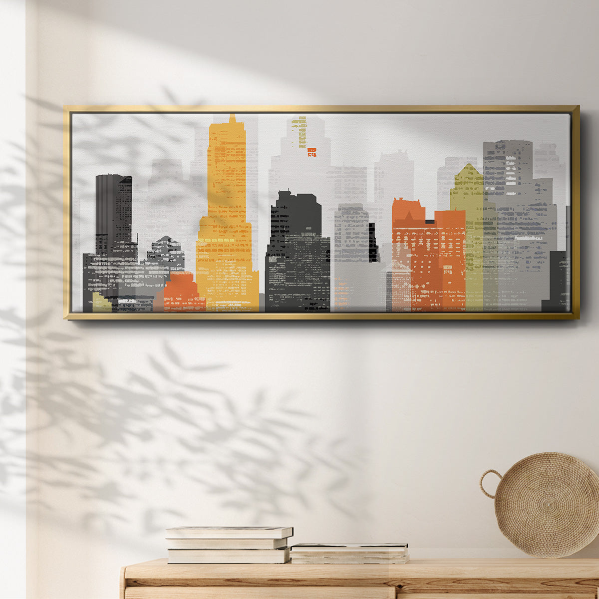 Element City - Floater Framed Canvas Print