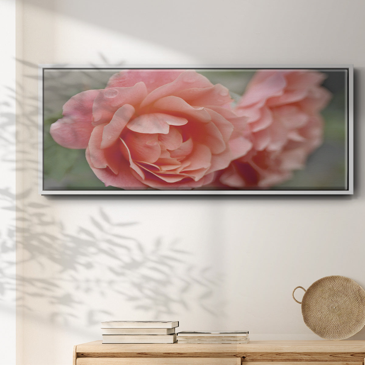 Cottage Climber - Floater Framed Canvas Print