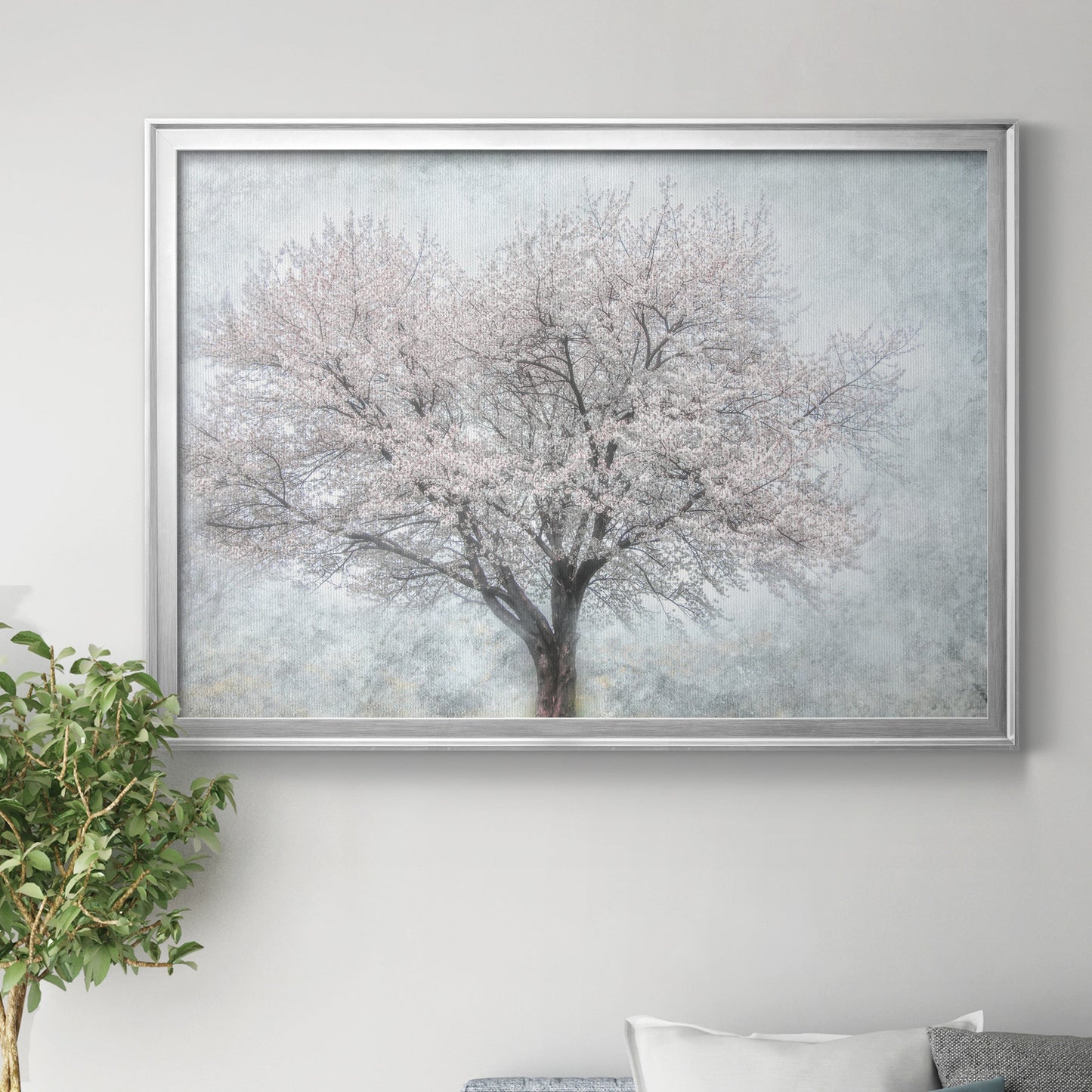 A Feel of Spring II - Modern Framed Canvas Print