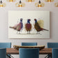 Pheasant Trio - Canvas Art Print