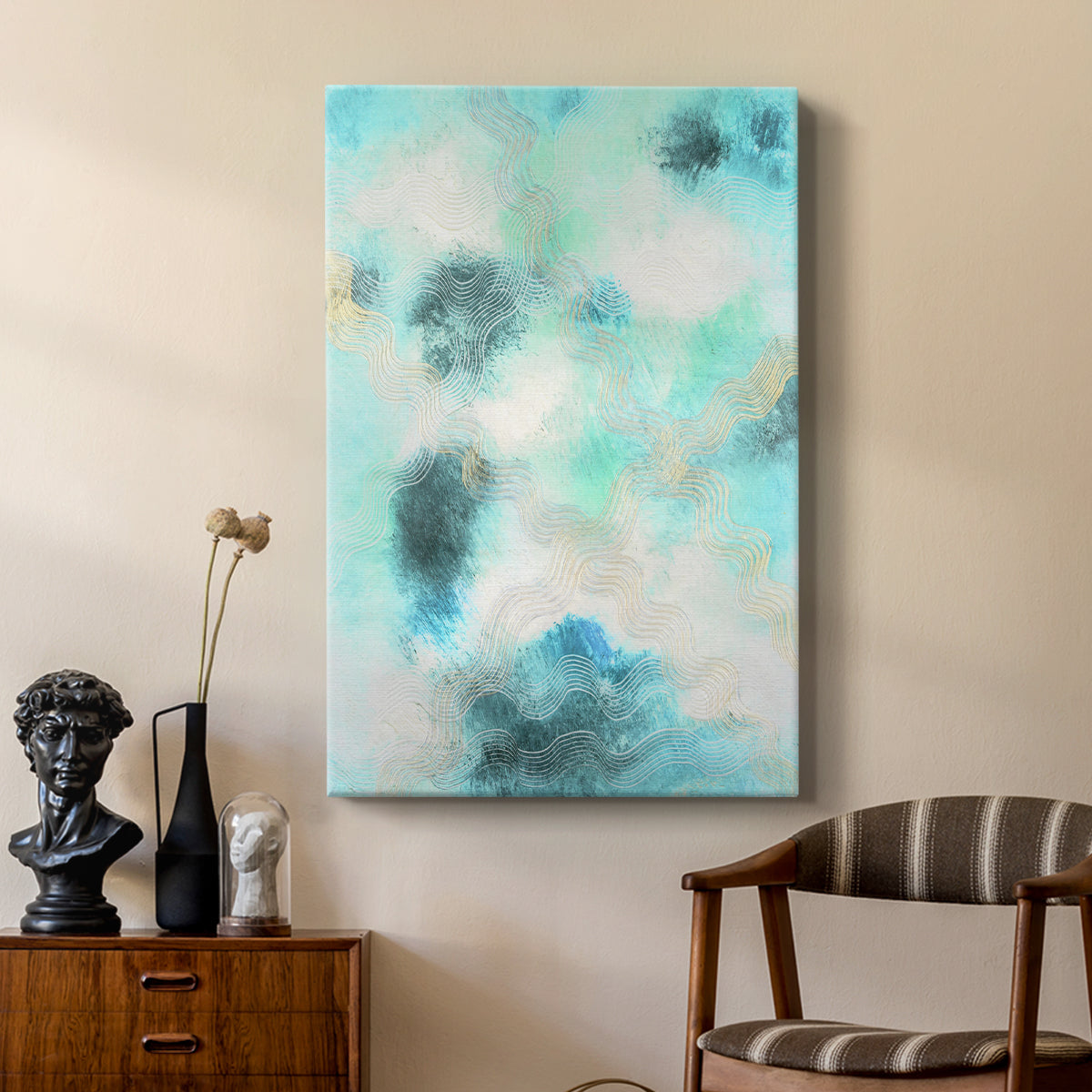 Blue Shift I - Canvas Art Print