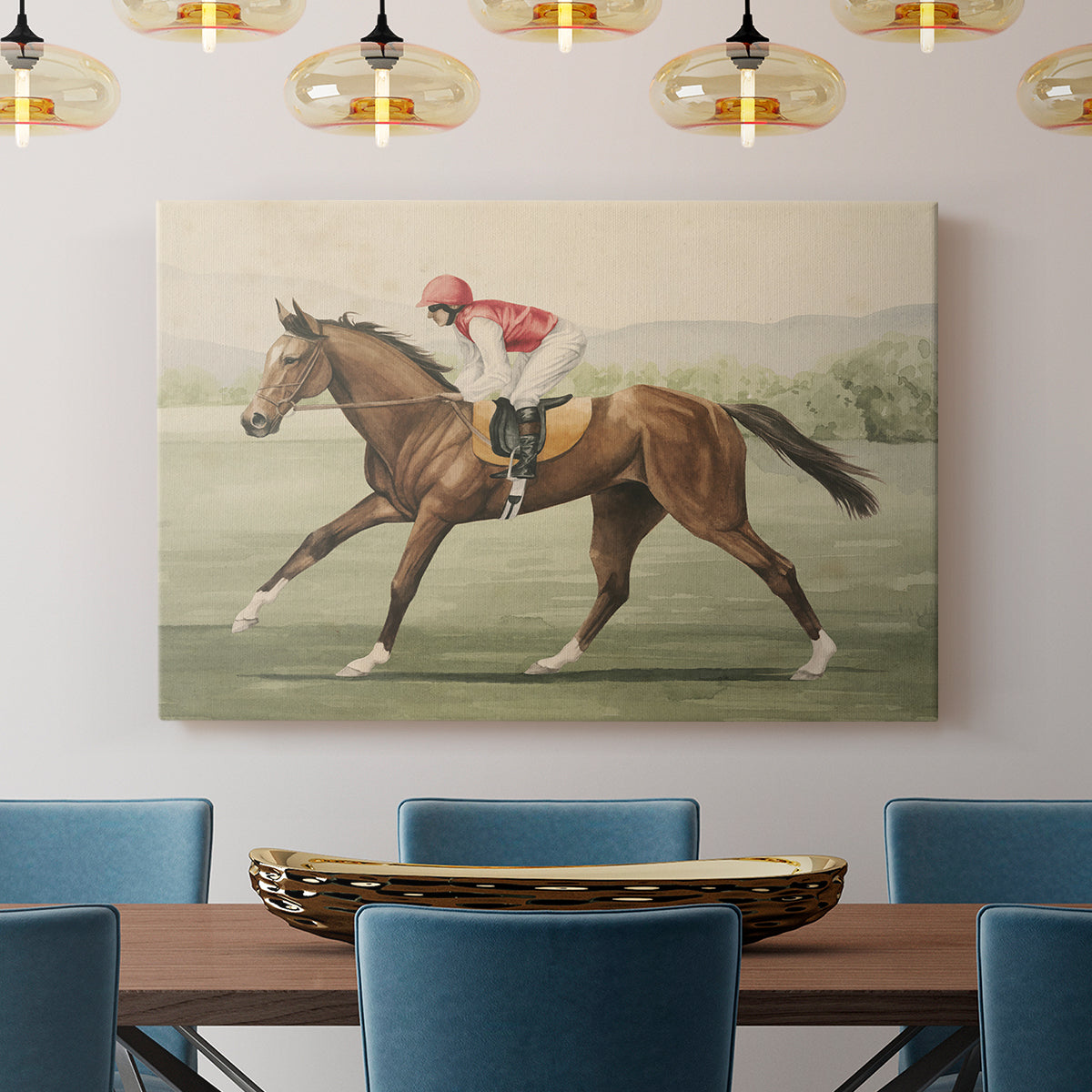 Vintage Equestrian I - Canvas Art Print