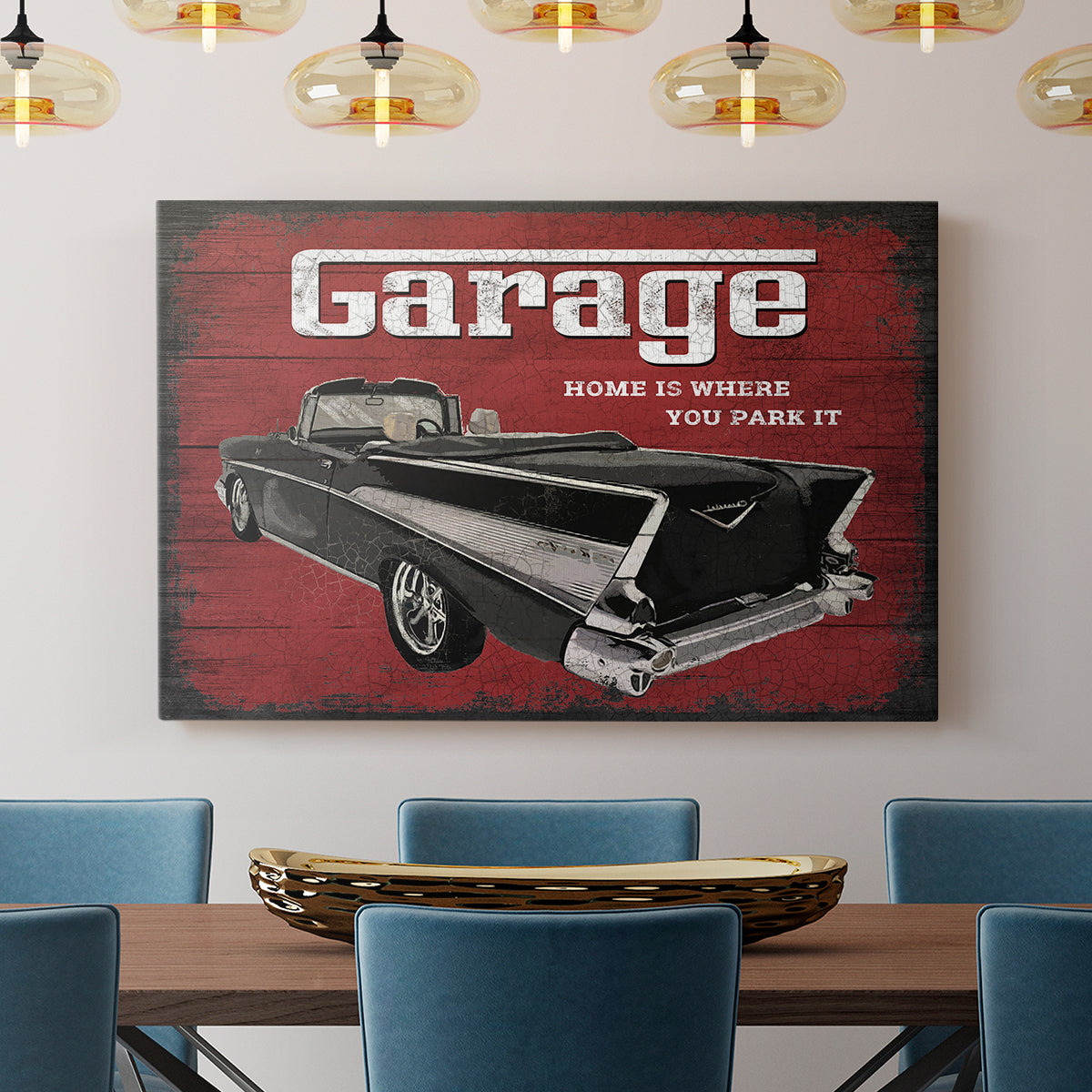 The Garage - Canvas Art Print