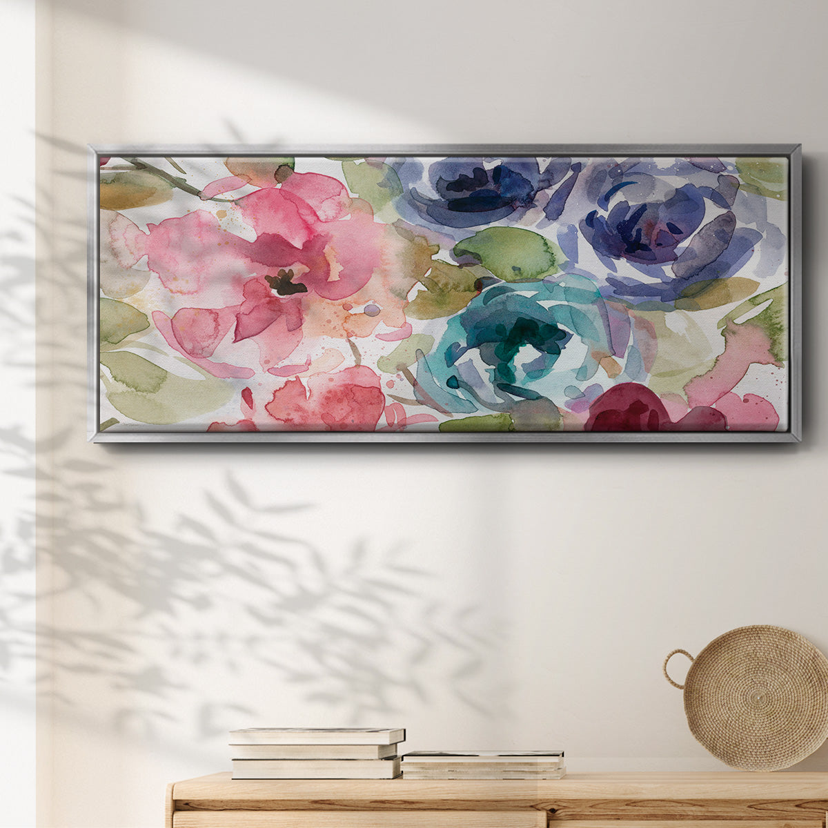 Garden Palette II - Floater Framed Canvas Print