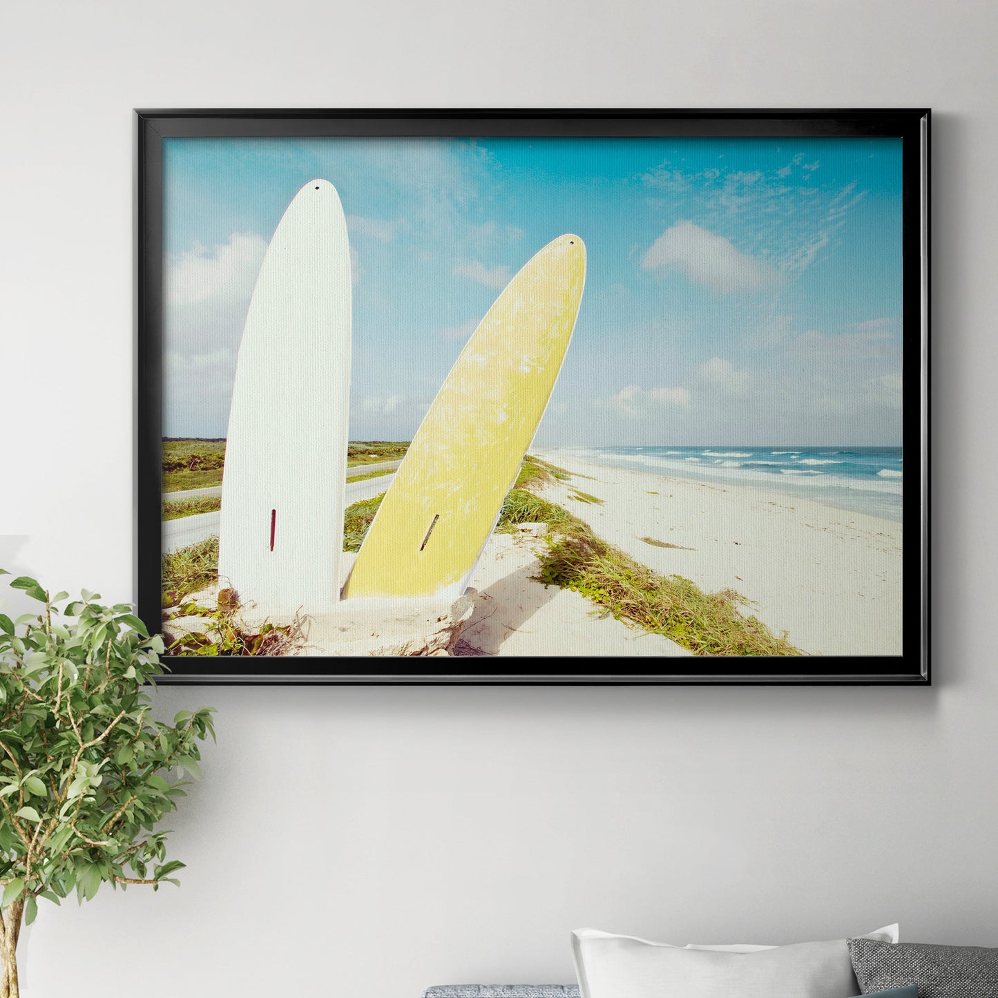 Punta Morena Beach Premium Classic Framed Canvas - Ready to Hang