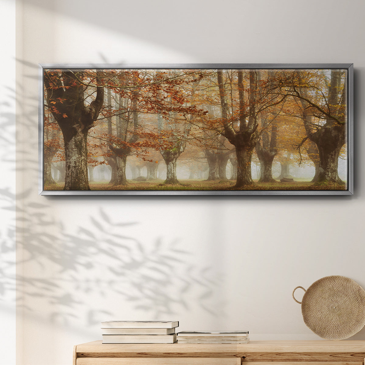 Misty Pan - Floater Framed Canvas Print