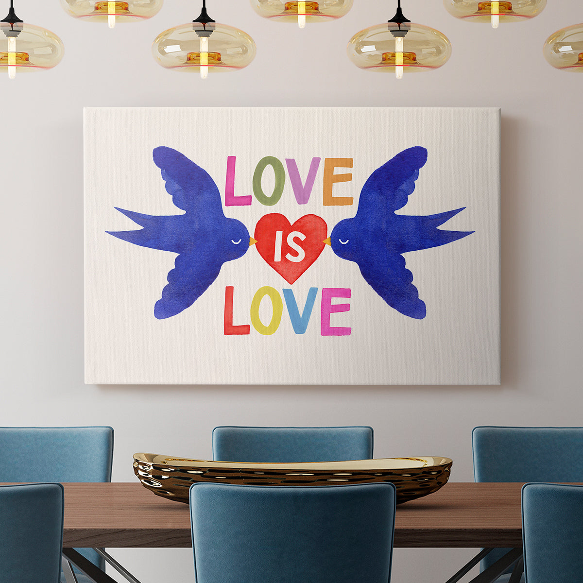 Love Loudly Collection A - Canvas Art Print
