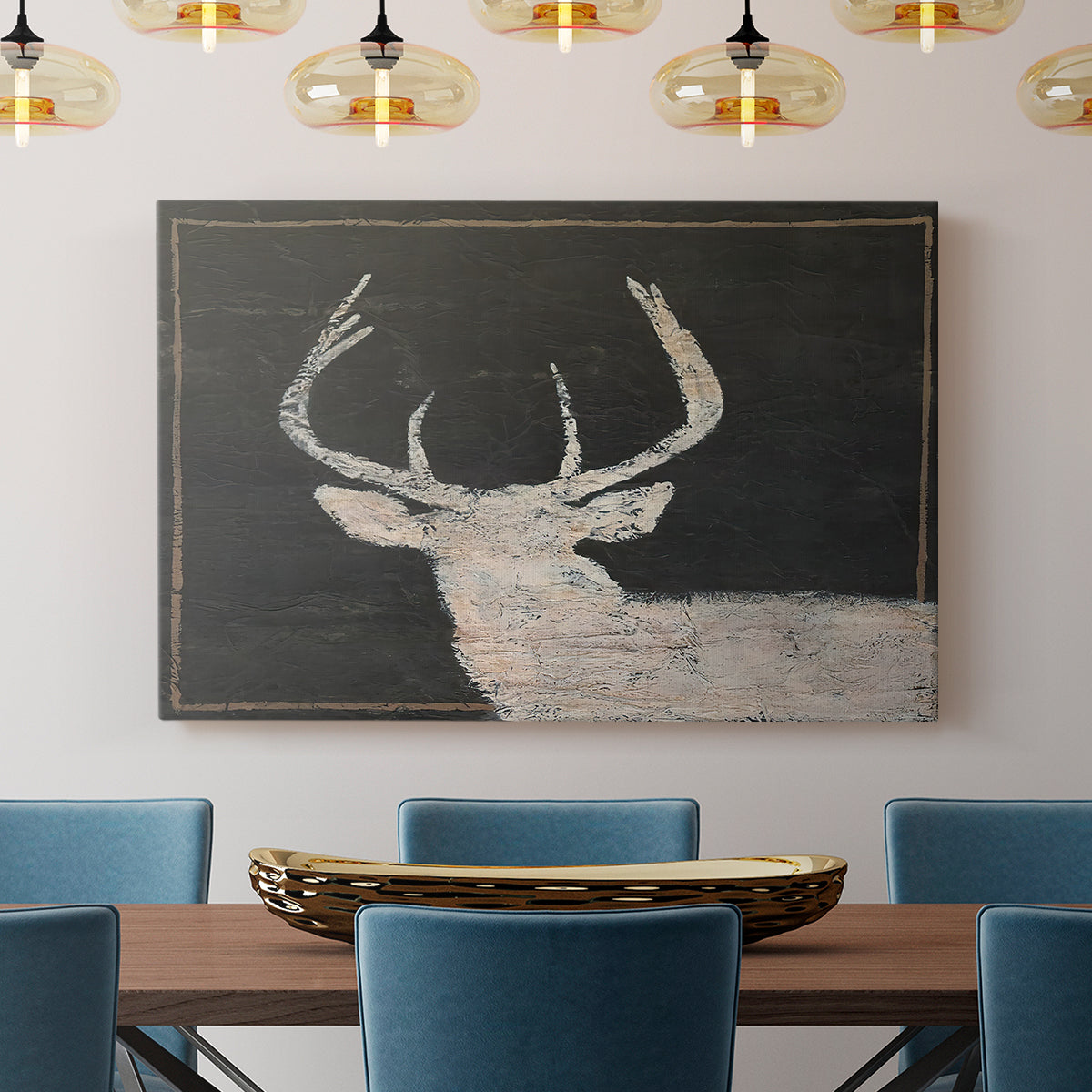 Brow Tine Deer I - Canvas Art Print