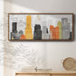 Element City - Floater Framed Canvas Print