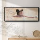 Touching Down II - Floater Framed Canvas Print