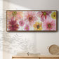 Pop of Pink I - Floater Framed Canvas Print