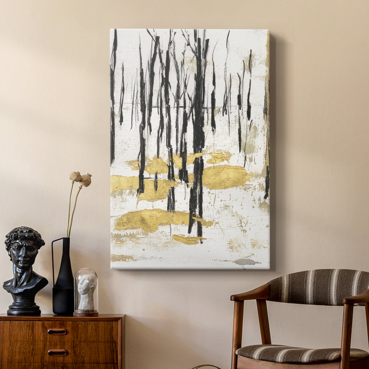 Gilded Winter I - Canvas Art Print