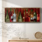 Wine Tasting - Floater Framed Canvas Print