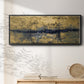 Etched Gold - Floater Framed Canvas Print