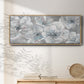 Soft Teal Summer - Floater Framed Canvas Print