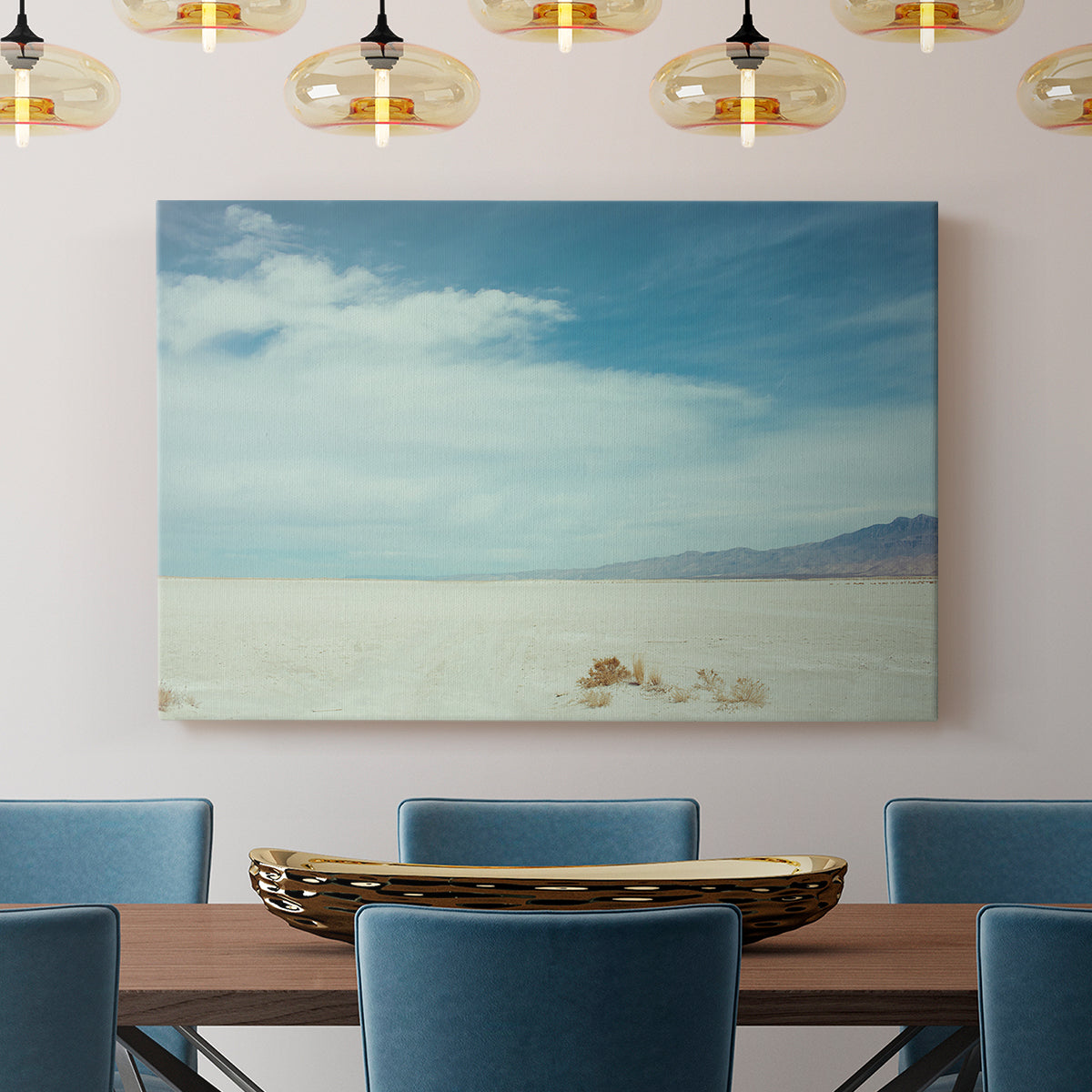 Salt Flat Walk I - Canvas Art Print