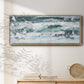 Misty Waves II - Floater Framed Canvas Print