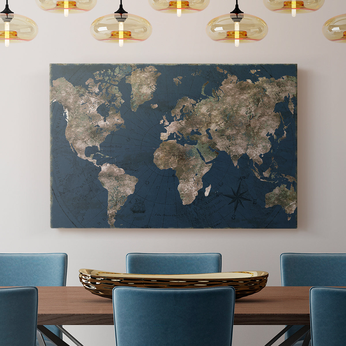 Navy Atlas - Canvas Art Print